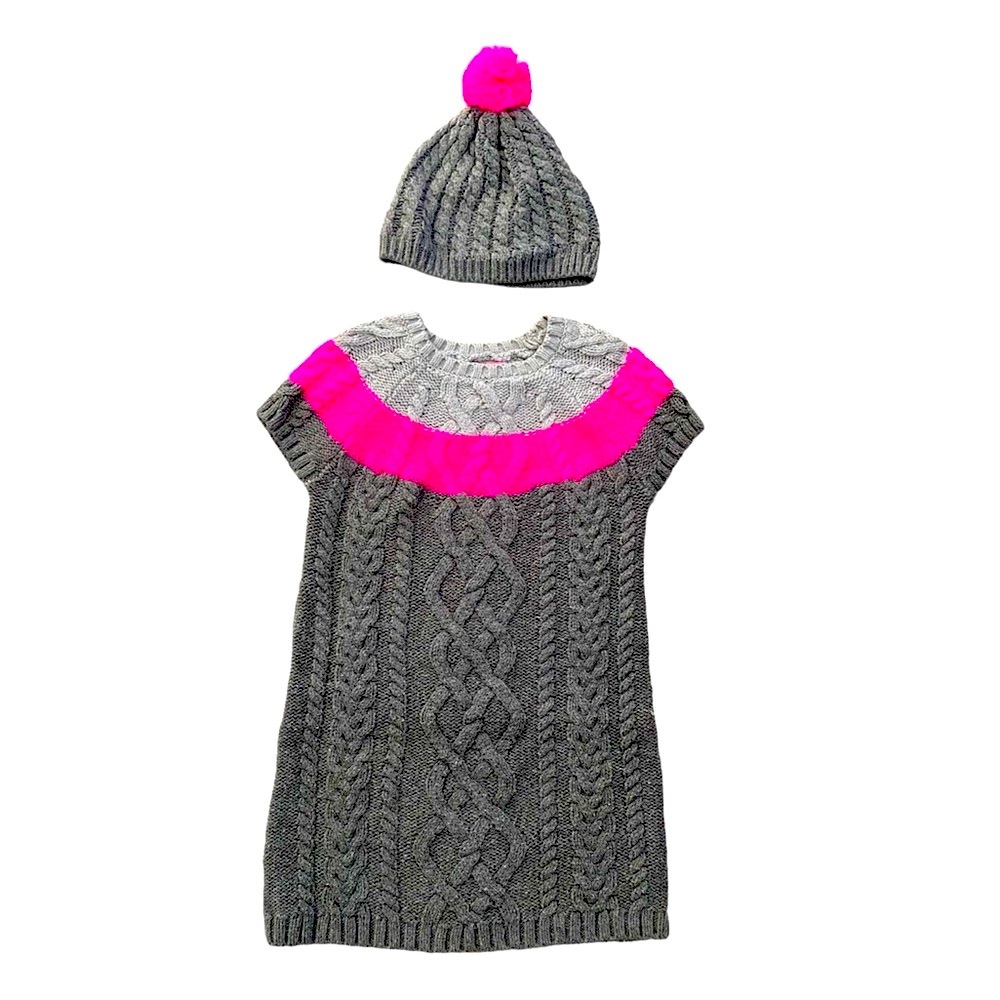 Isaac Mizrahi Cable Knit Dress w/Beanie
